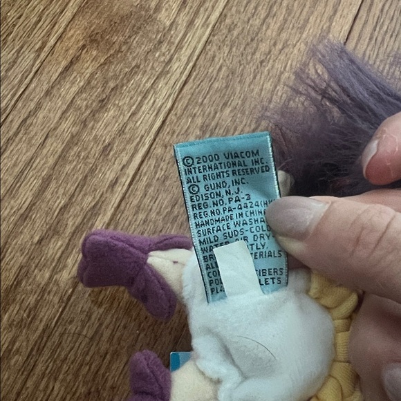 NWT 1997 & 2000 Nickelodeon The Rugrats Tommy Pickles & Kimi Finster Plush Toys - Picture 9 of 10